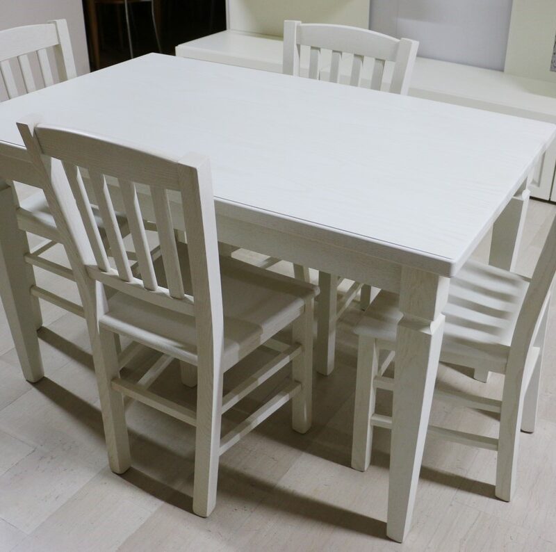 Tavolo allungabile in legno AVORIO DECAPATO