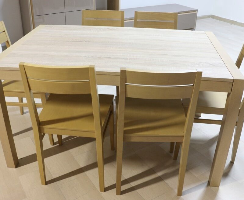 Tavolo allungabile in legno ROVERE NATURALE