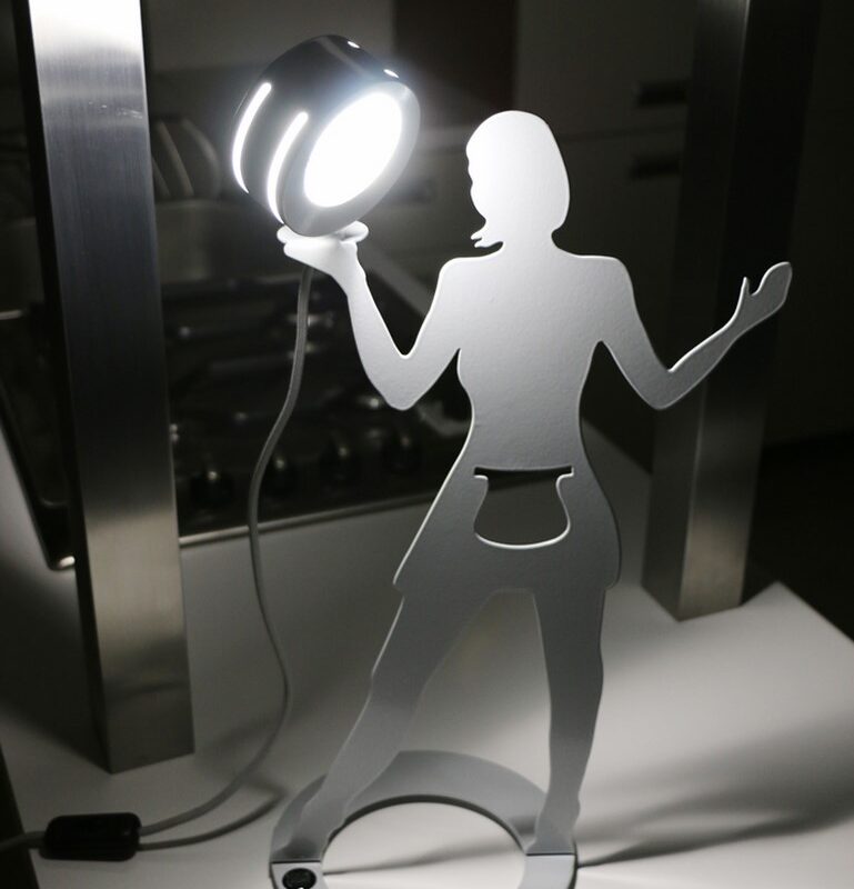 JENNY - La cameriera colore alluminio