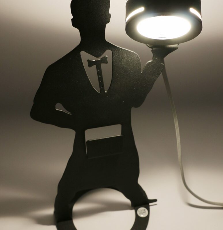 DAMIANO - Il maitre porta bigliettini colore nero