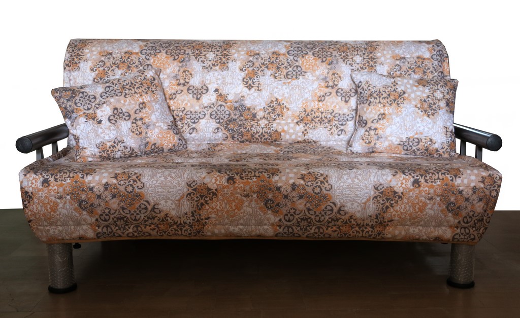 Divano-letto stile moderno in tessuto sfoderabile ROSSO o BLU - immagine 5