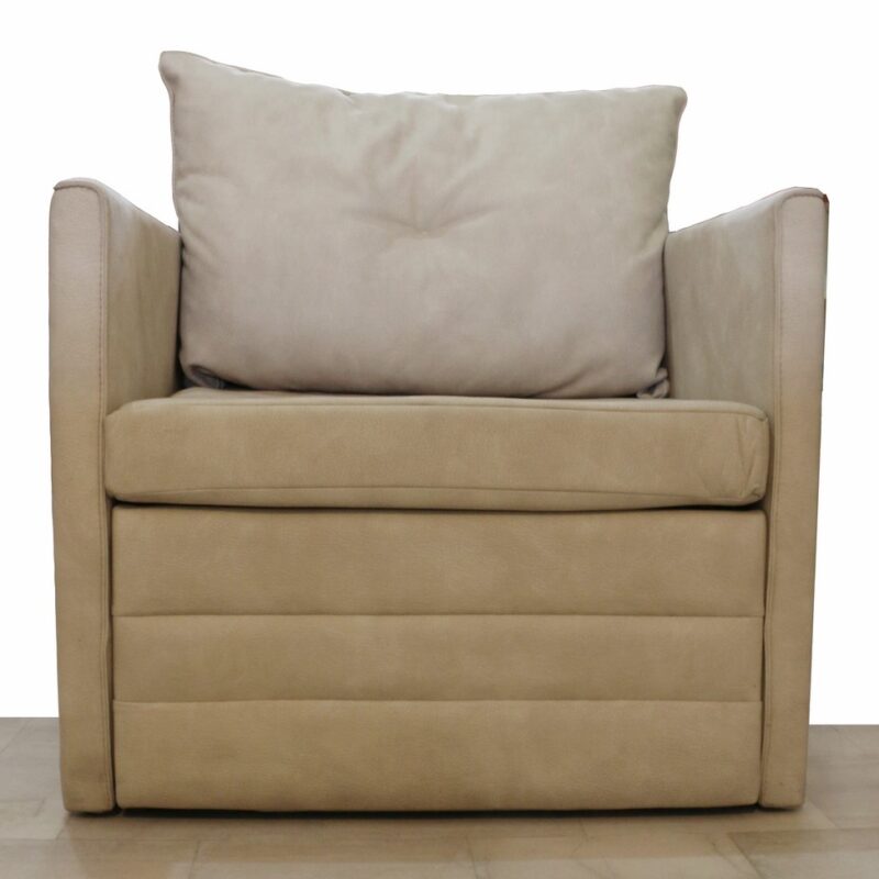 Poltrona-letto stile moderno in tessuto