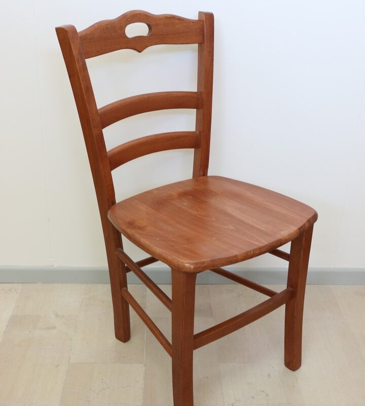 Sedia in stile classico ciliegio
