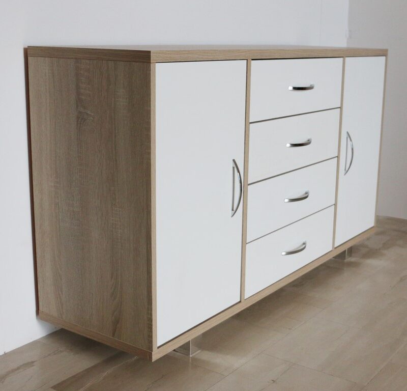 Mobiletto in stile moderno LARICE E BIANCO