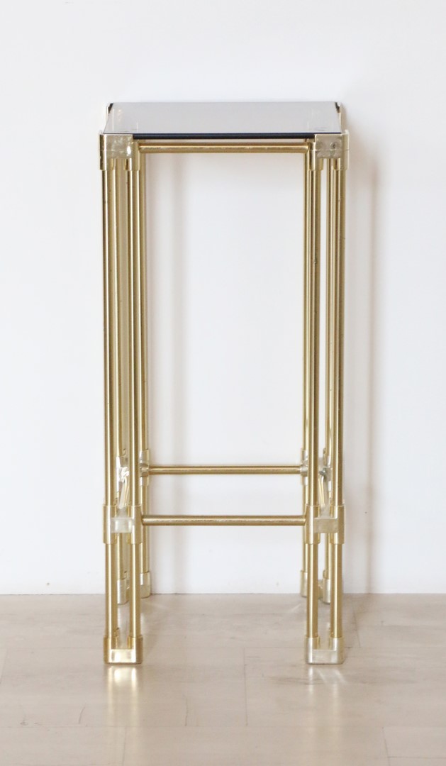 Tavolino quadrato alto ORO - immagine 2