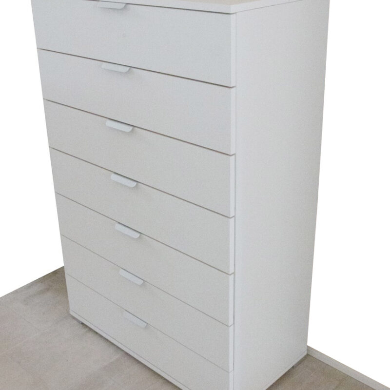 Cassettiera in stile moderno BIANCO