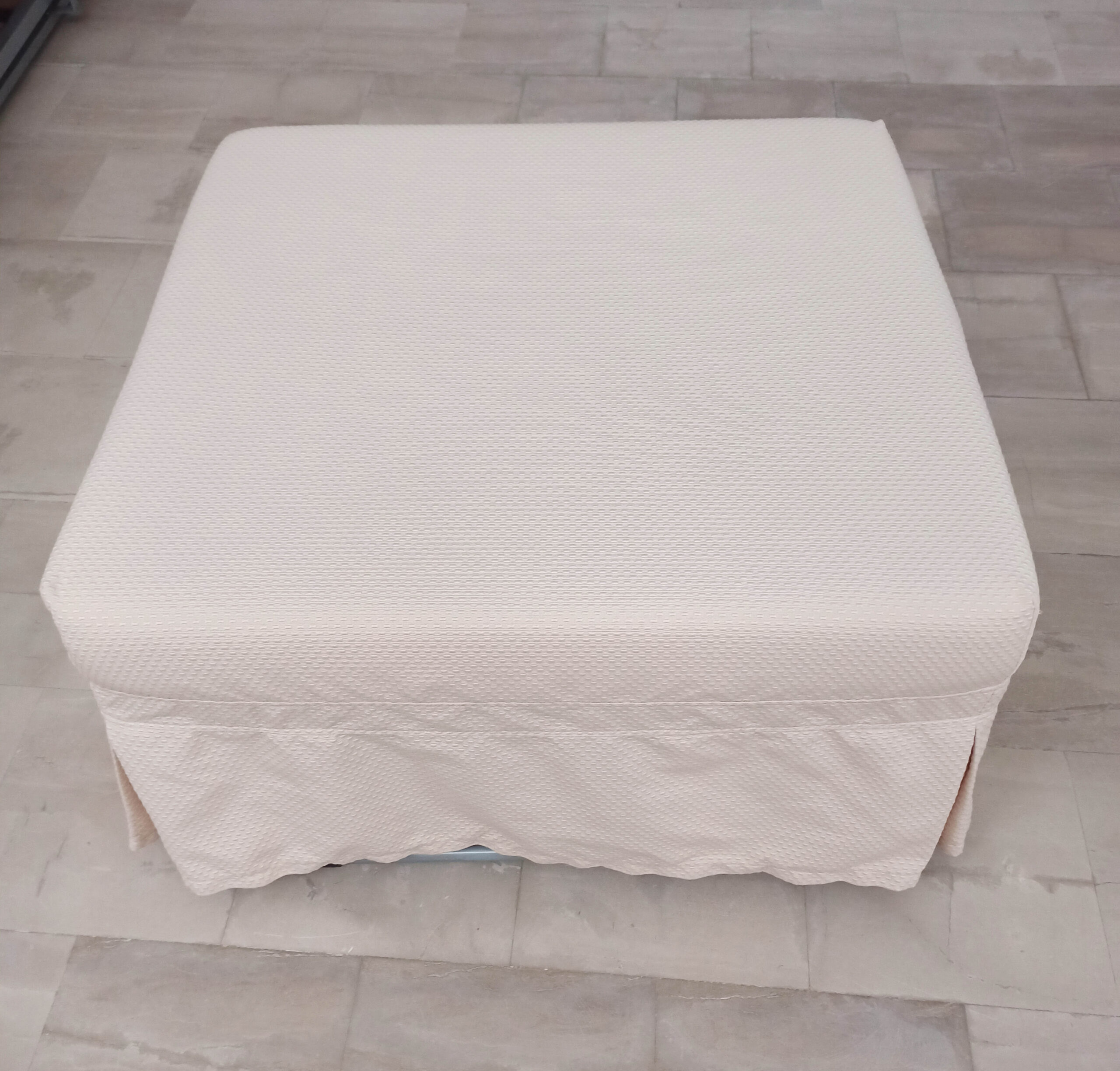 Pouf letto brandina pieghevole - immagine 2